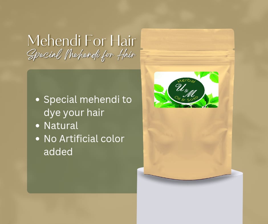 Hair Mehendi - Henna Powder for Hair- Mehendi for Hair - 100gm - Image 2