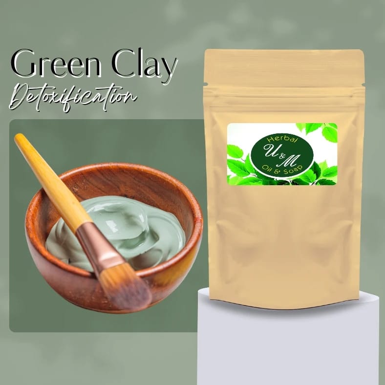 Green Clay - Skin tightening mask - Face Uplifting Mask - 70gm