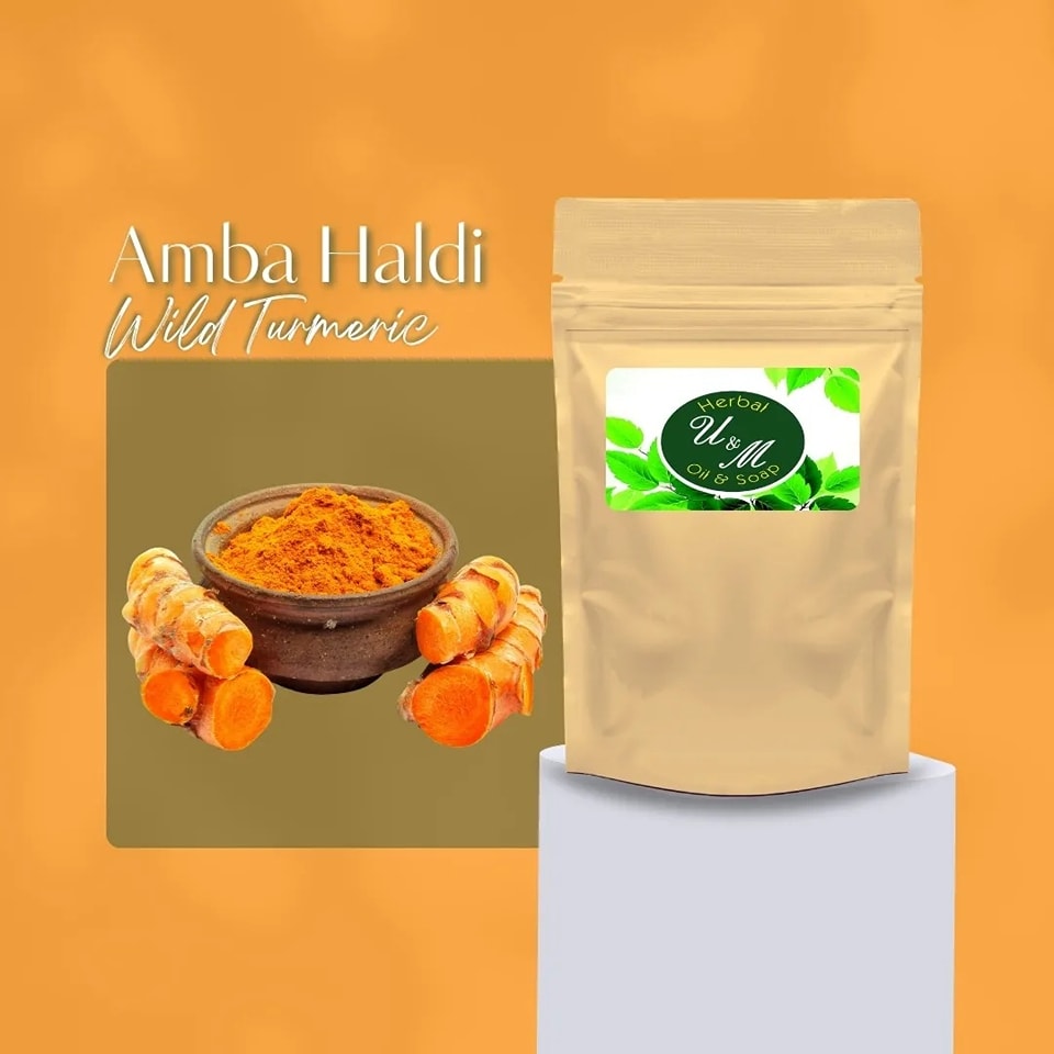 Amba Haldi - Wild turmeric - for pigmented skin - 50gm