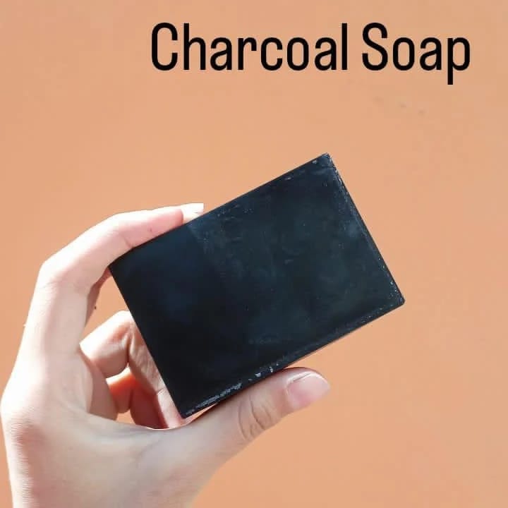 Charcoal Soap – Deep Clean & Blackhead Removal - Handmade soap - 100gm - Image 2