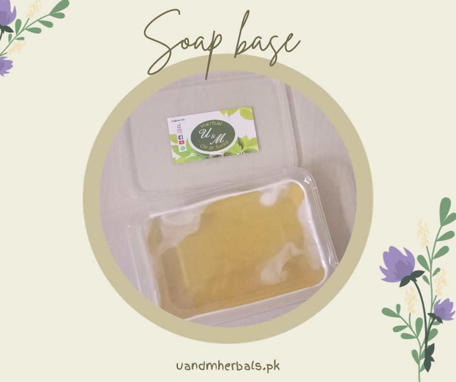 Melt and Pour Soap Base - Glycerin Soap base - 500gm - U&M Herbals