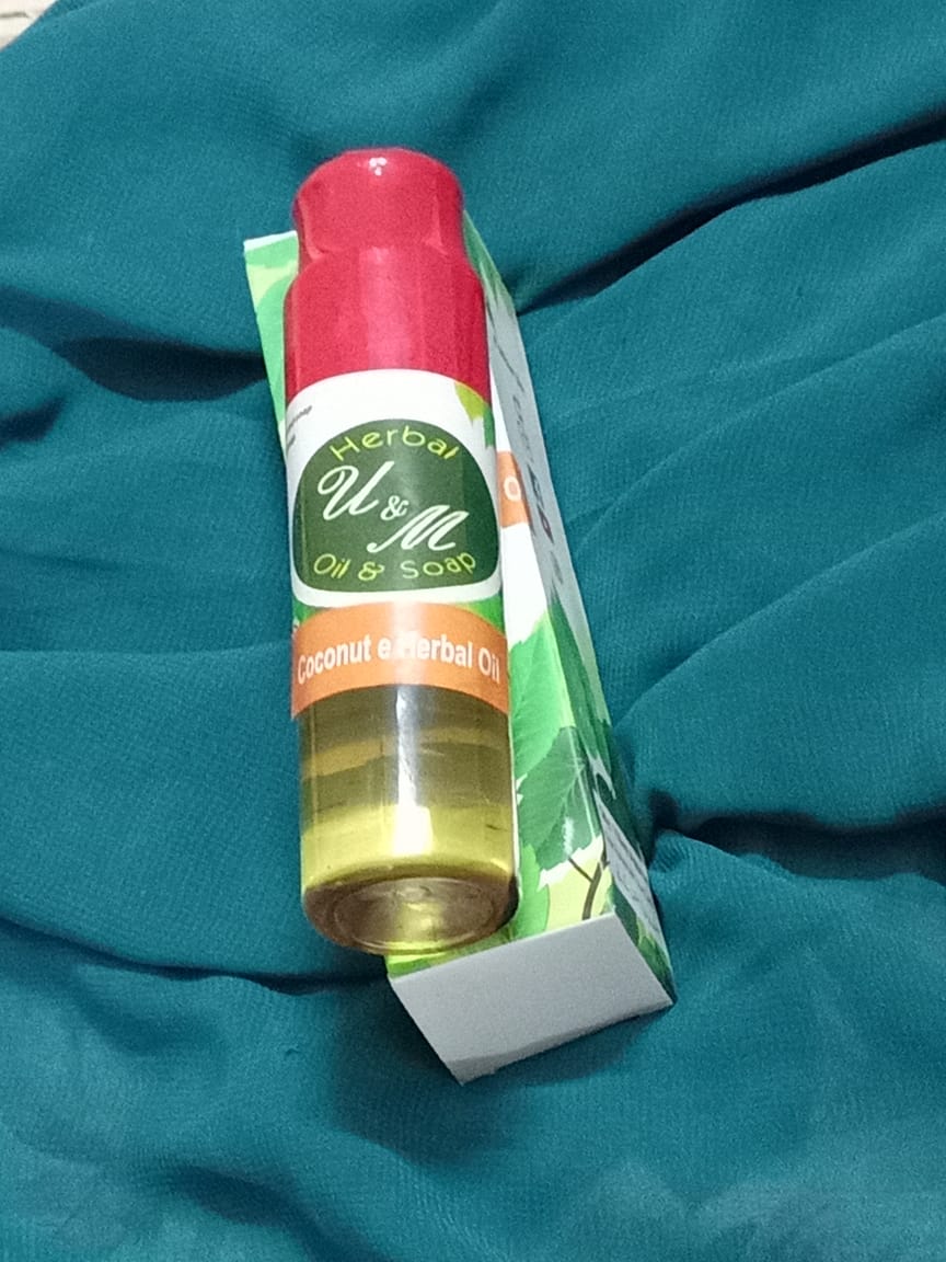 Coconut-E-Herbal Oil - for silky and smooth hairs - U&M Herbals - Image 3