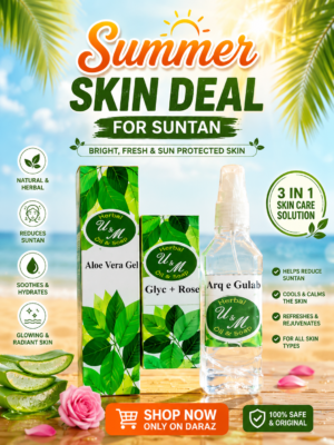 Summer Skin Deal for Suntan | Herbal Skincare Combo – U&M Herbal